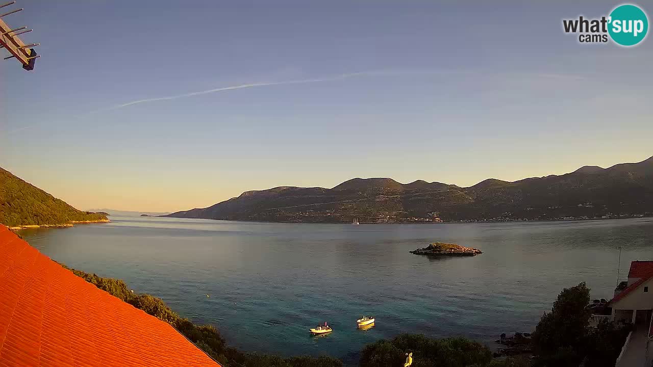 Live-Webcam Korčula Tri Žala – Pelješac