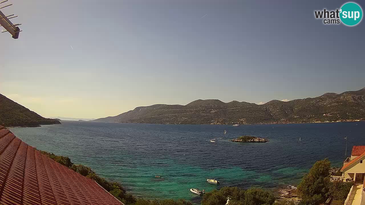 Live Korčula webcam – Tri Žala