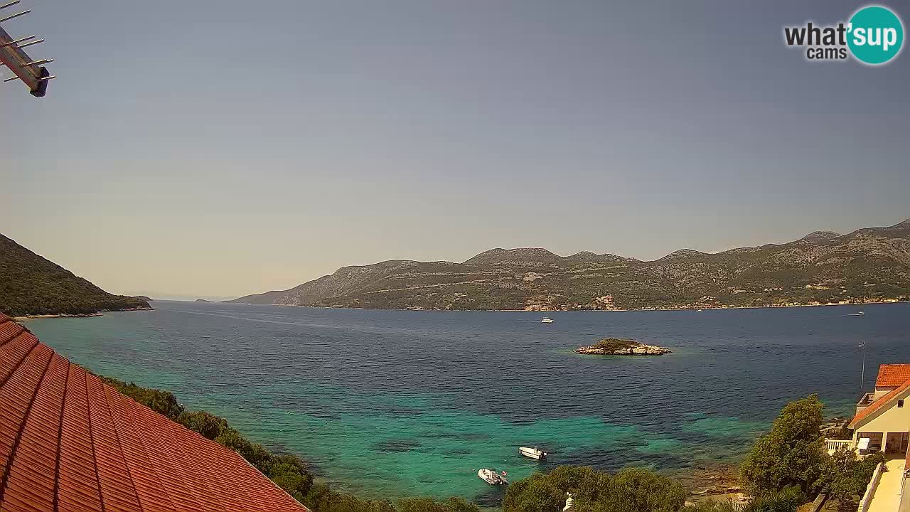 Live Korčula webcam – Tri Žala