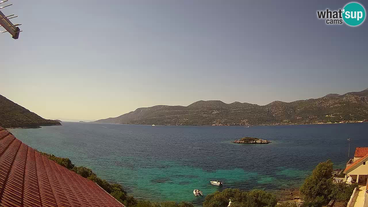 Live Korčula webcam – Tri Žala
