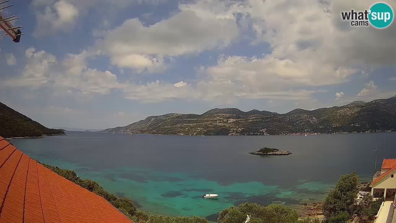 Live-Webcam Korčula Tri Žala – Pelješac
