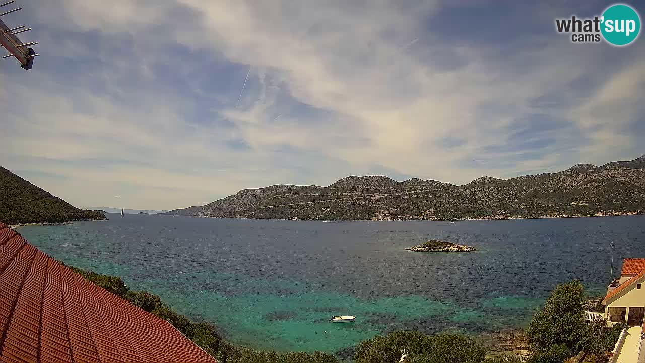 Live Korčula webcam – Tri Žala