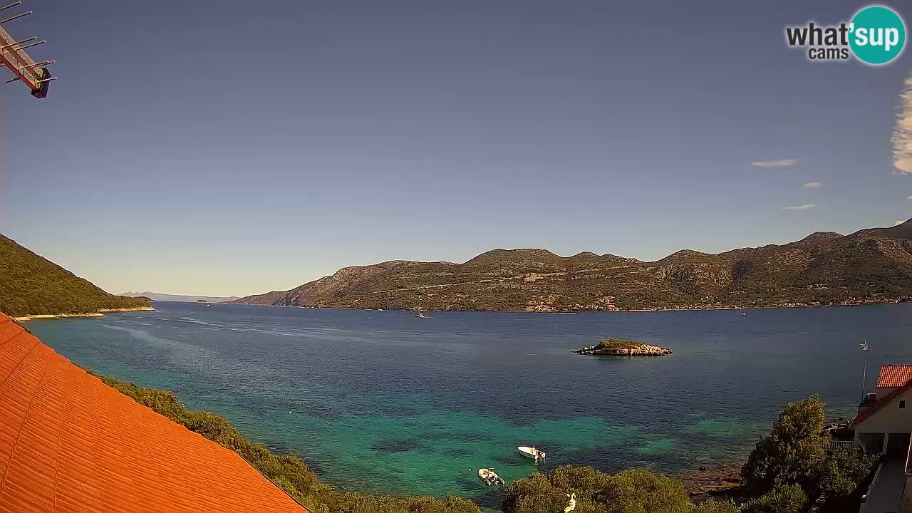 Live Korčula webcam – Tri Žala