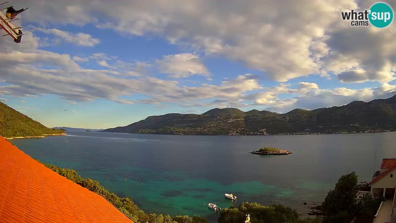Live-Webcam Korčula Tri Žala – Pelješac
