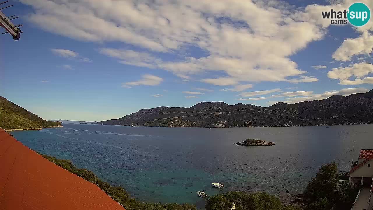 Live Korčula webcam – Tri Žala