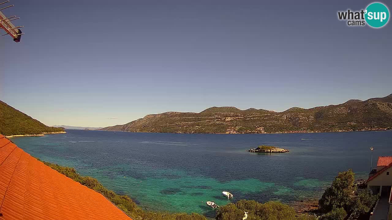 Live Korčula webcam – Tri Žala
