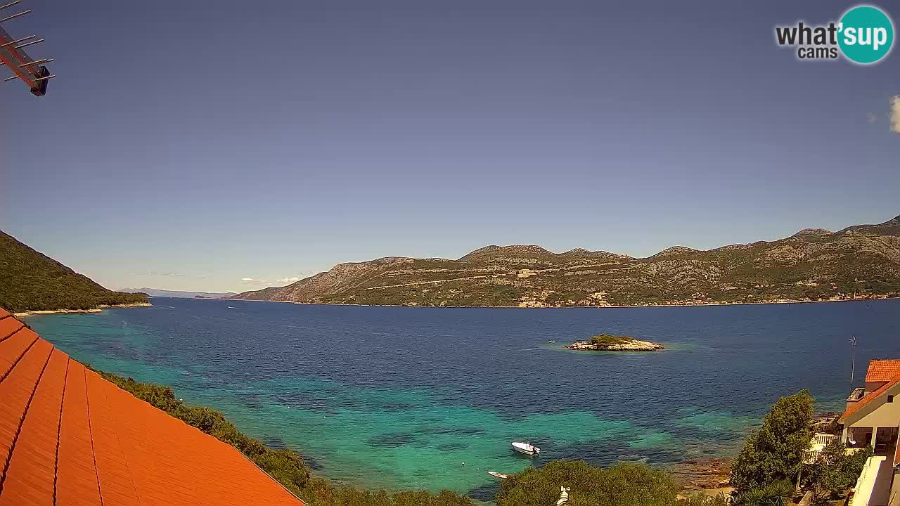 Korčula webcam en direct – Tri Žala Pelješac