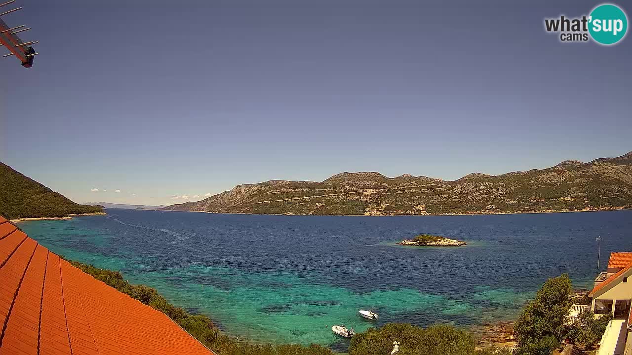 Live Korčula webcam – Tri Žala