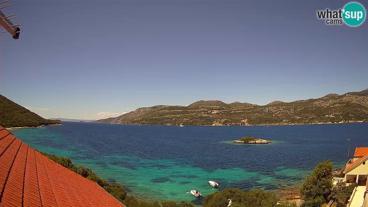 Live Korčula webcam – Tri Žala