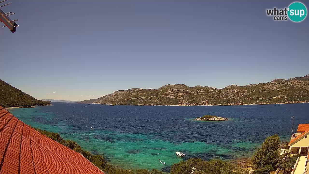 Live-Webcam Korčula Tri Žala – Pelješac