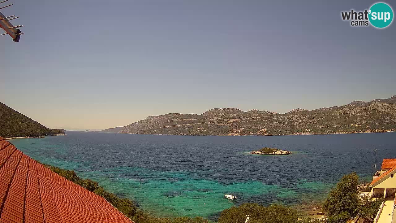 Korčula webcam en direct – Tri Žala Pelješac