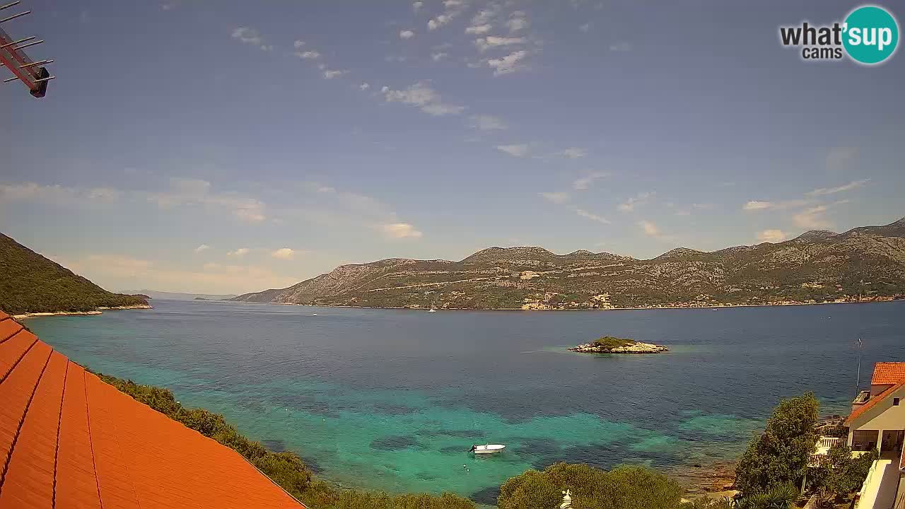 Live-Webcam Korčula Tri Žala – Pelješac