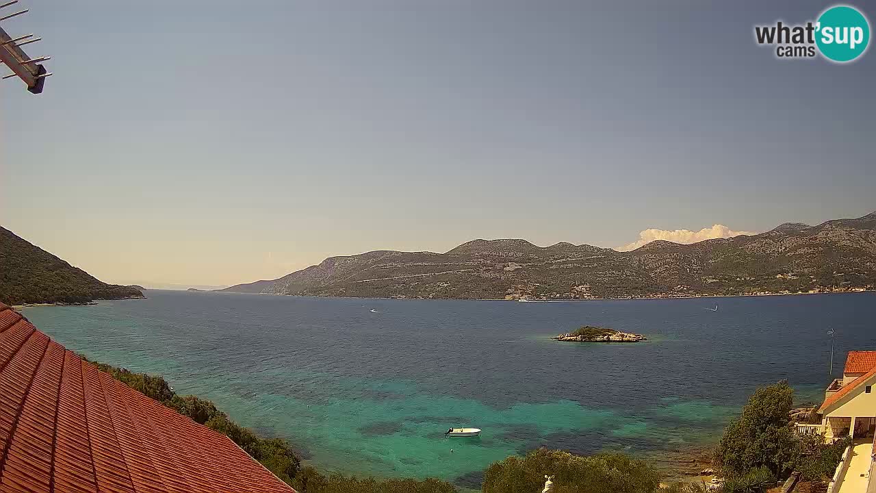 Live-Webcam Korčula Tri Žala – Pelješac