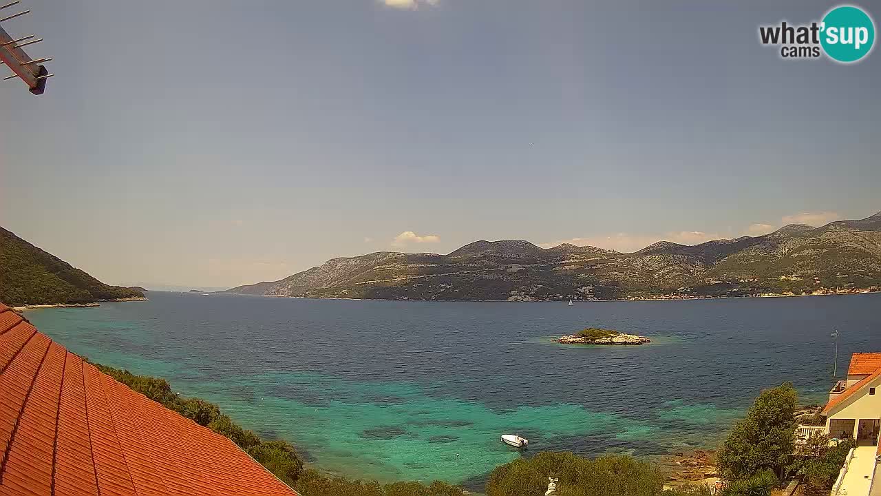 Korčula webcam en direct – Tri Žala Pelješac