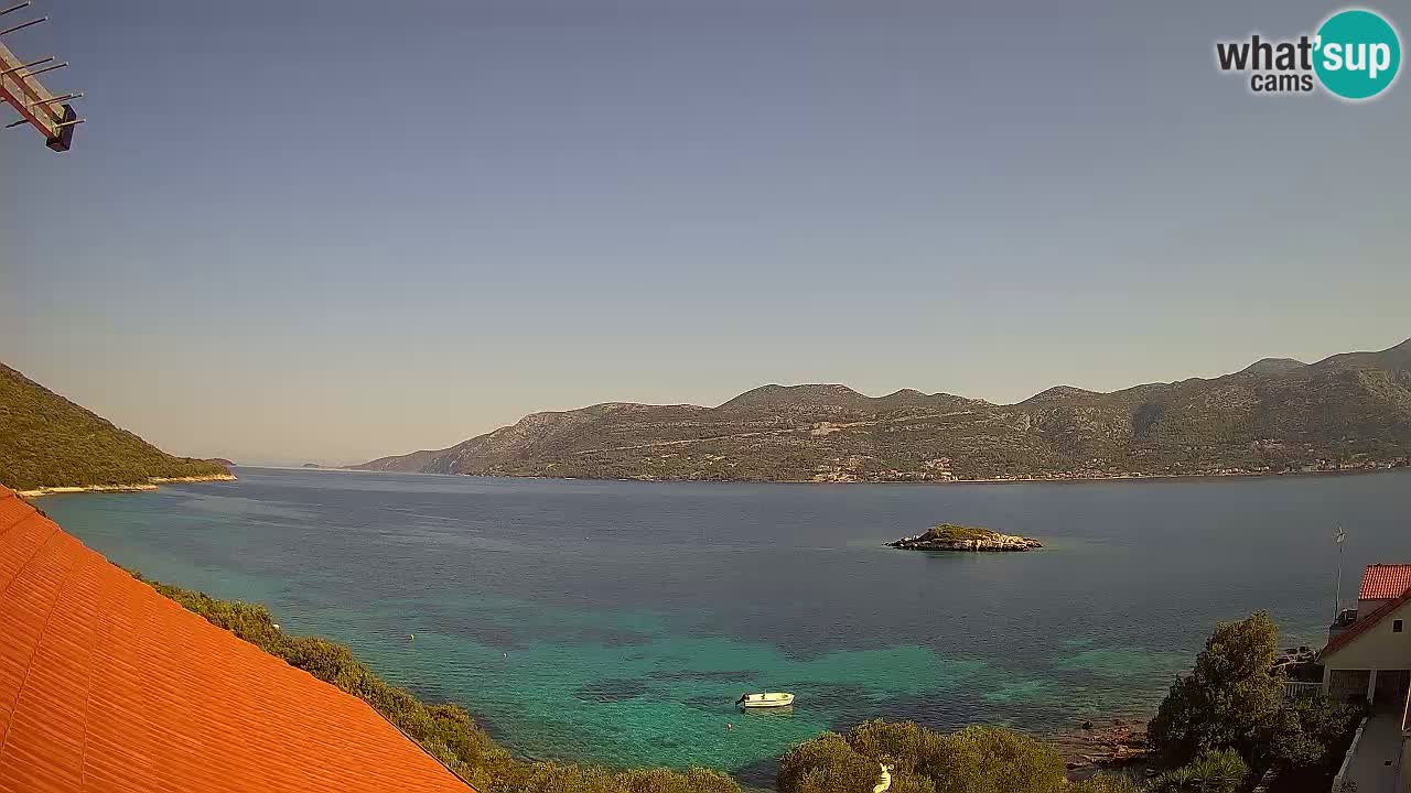 Live-Webcam Korčula Tri Žala – Pelješac