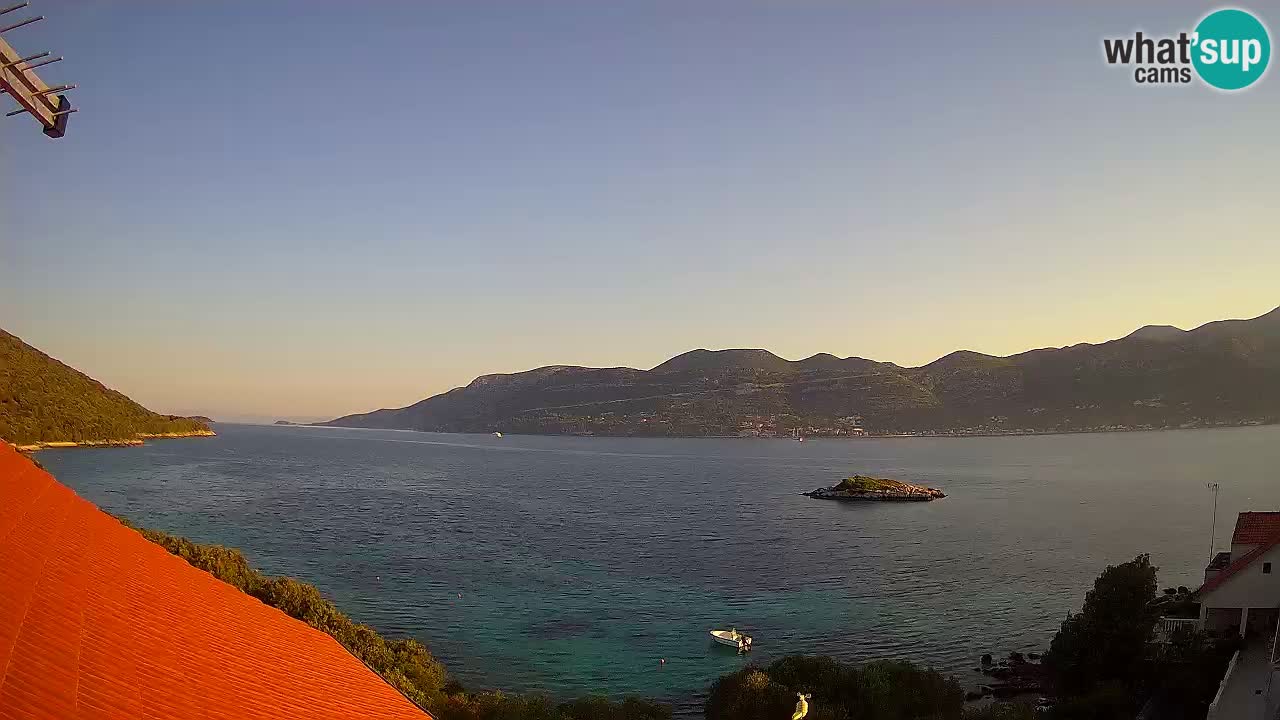 Live Korčula webcam – Tri Žala