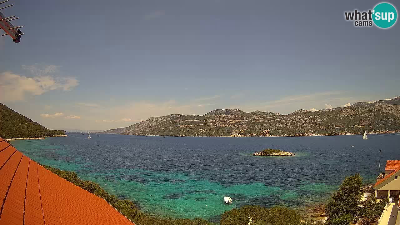 Live-Webcam Korčula Tri Žala – Pelješac