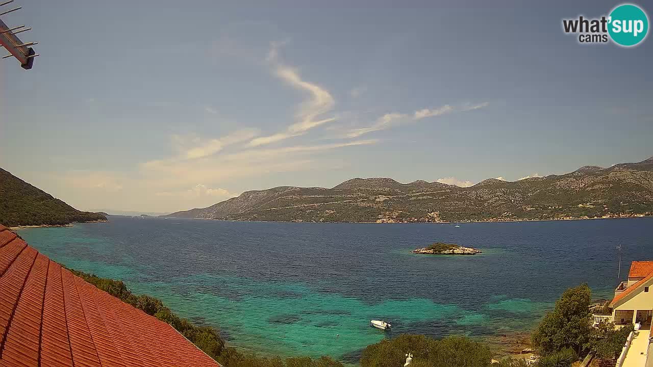Live-Webcam Korčula Tri Žala – Pelješac
