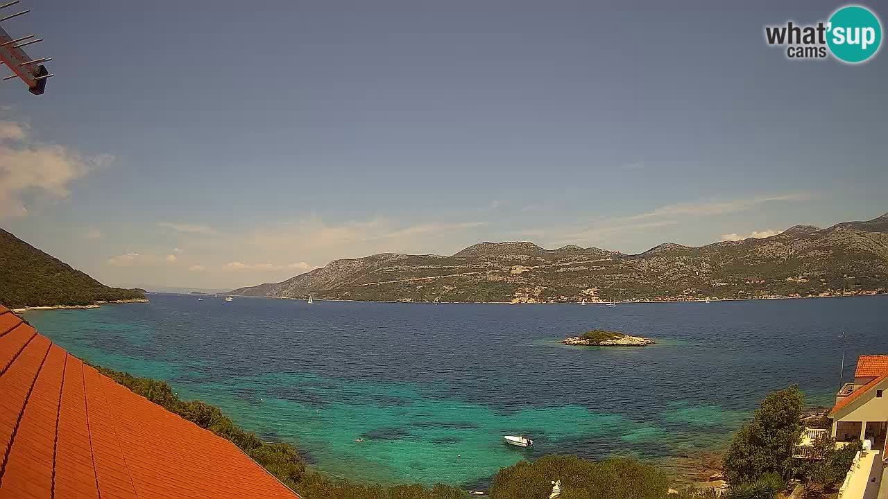 Korčula Web kamera Tri Žala