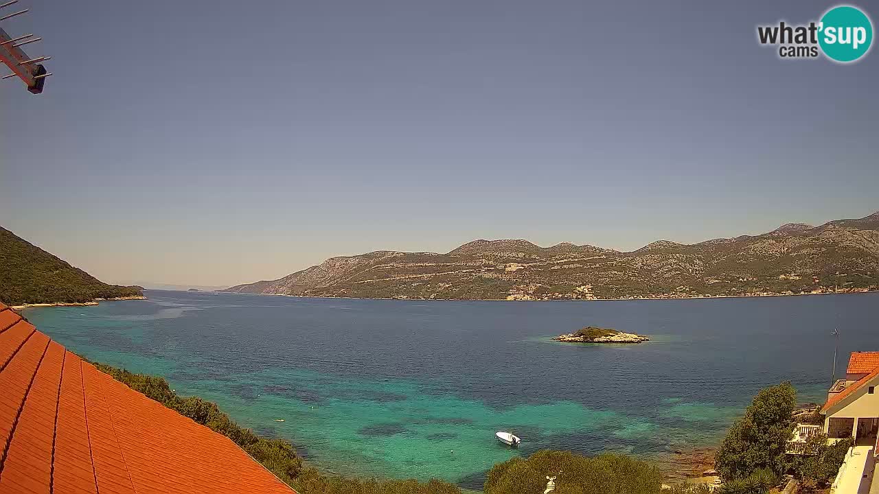 Live Korčula webcam – Tri Žala
