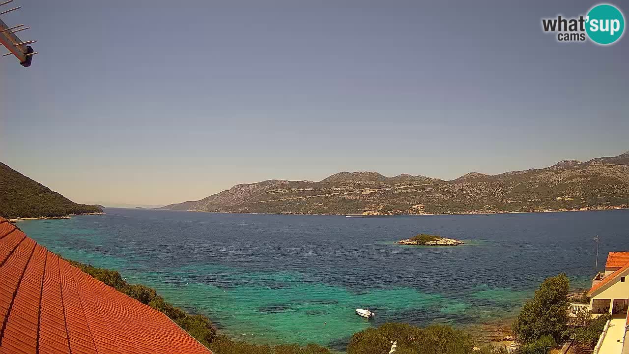 Live Korčula webcam – Tri Žala
