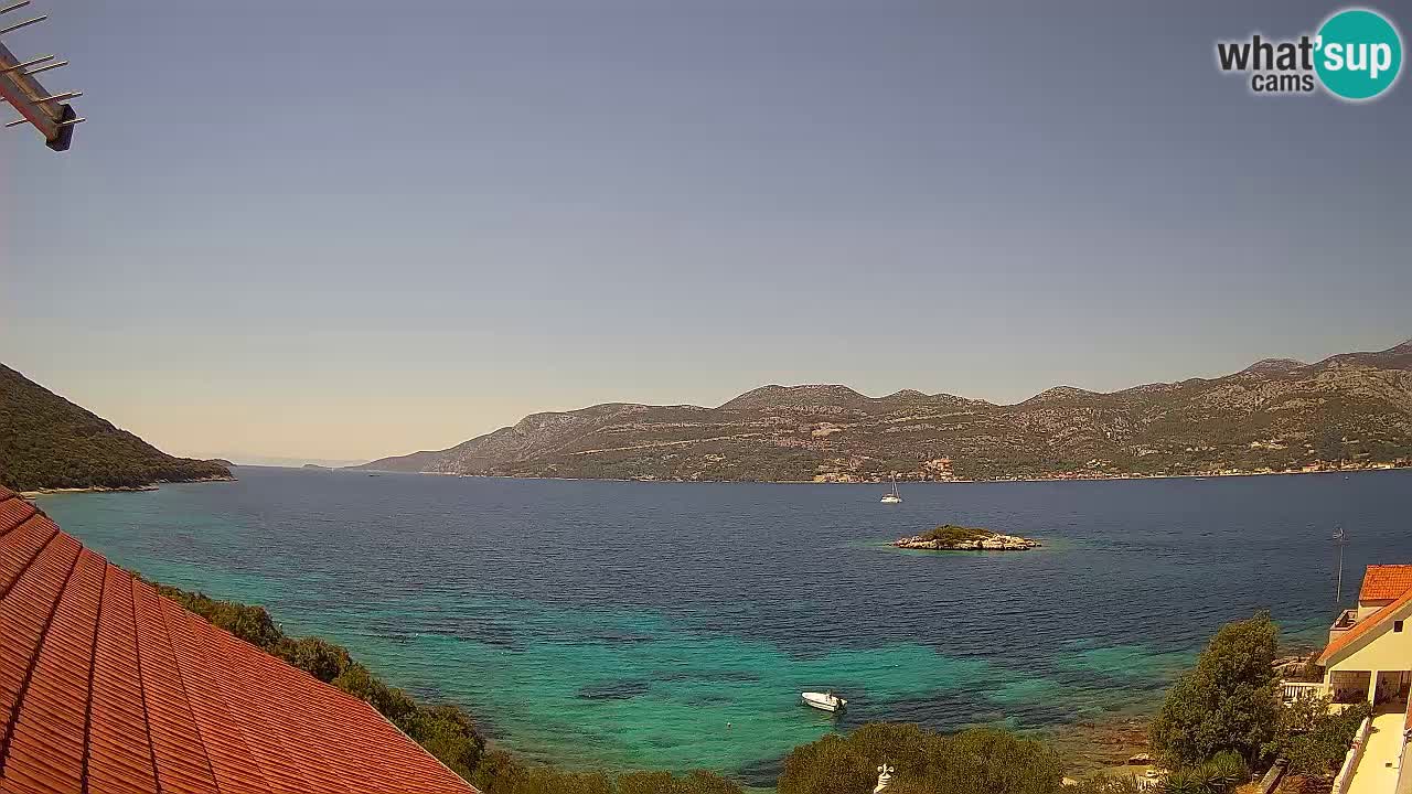 Korčula webcam en direct – Tri Žala Pelješac