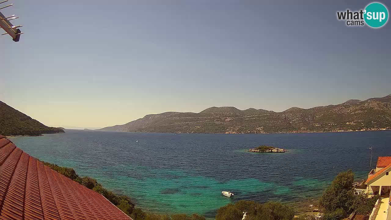 Live-Webcam Korčula Tri Žala – Pelješac