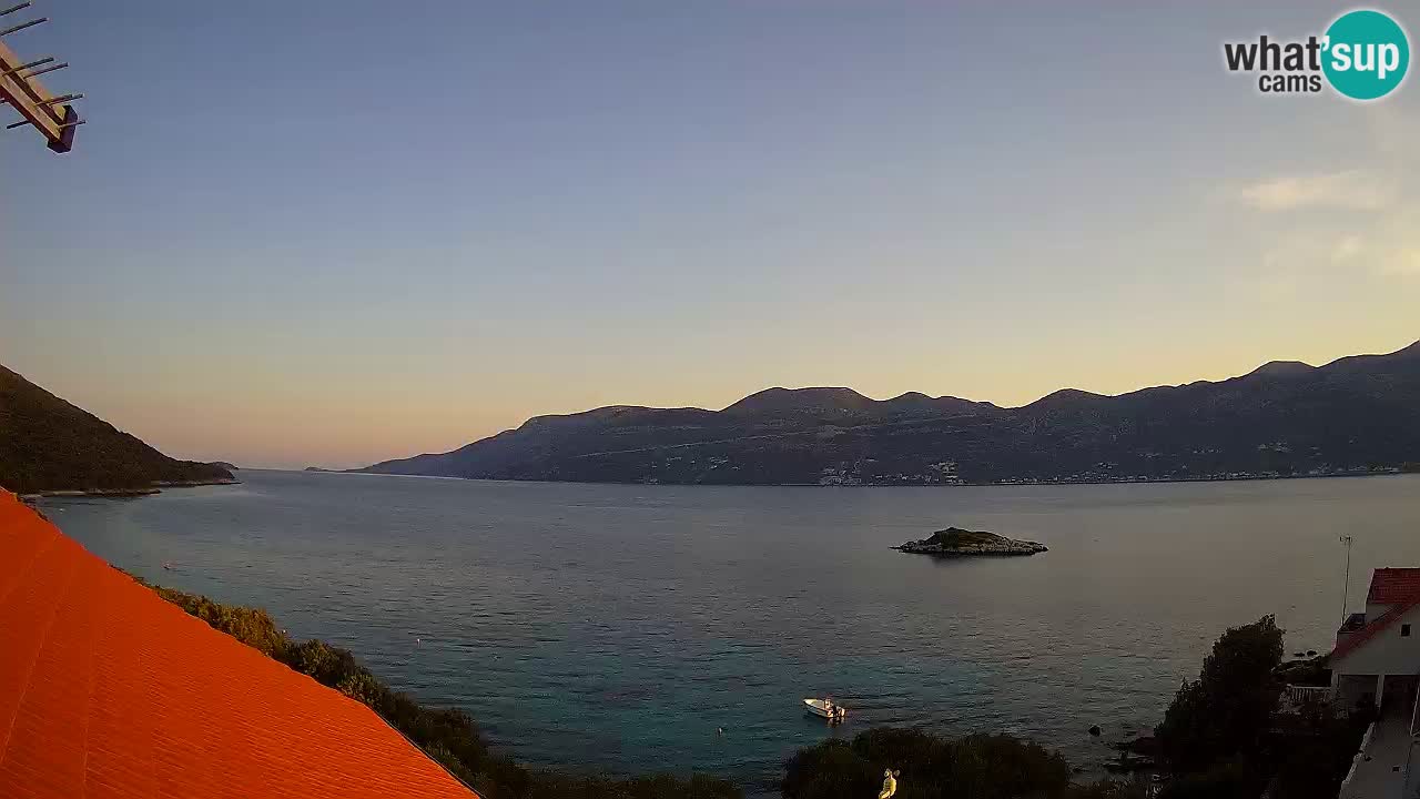 Live Korčula webcam – Tri Žala