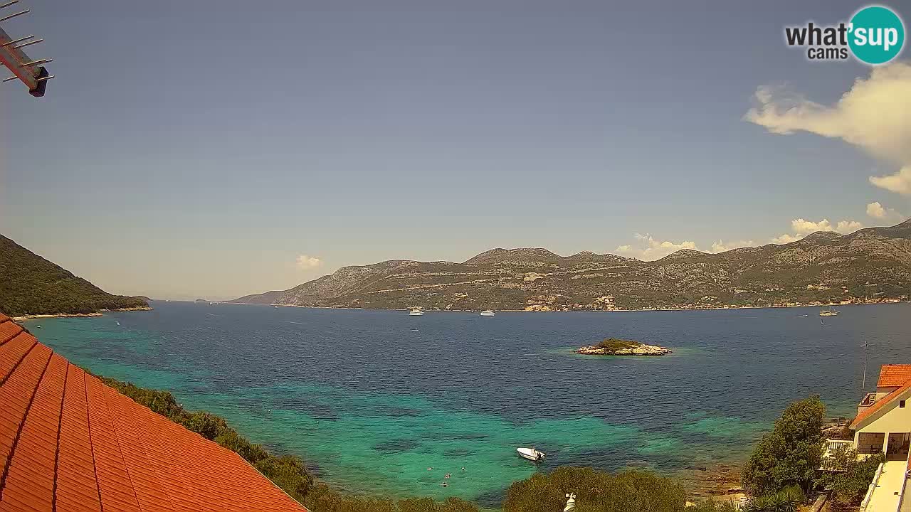 Korčula webcam en direct – Tri Žala Pelješac