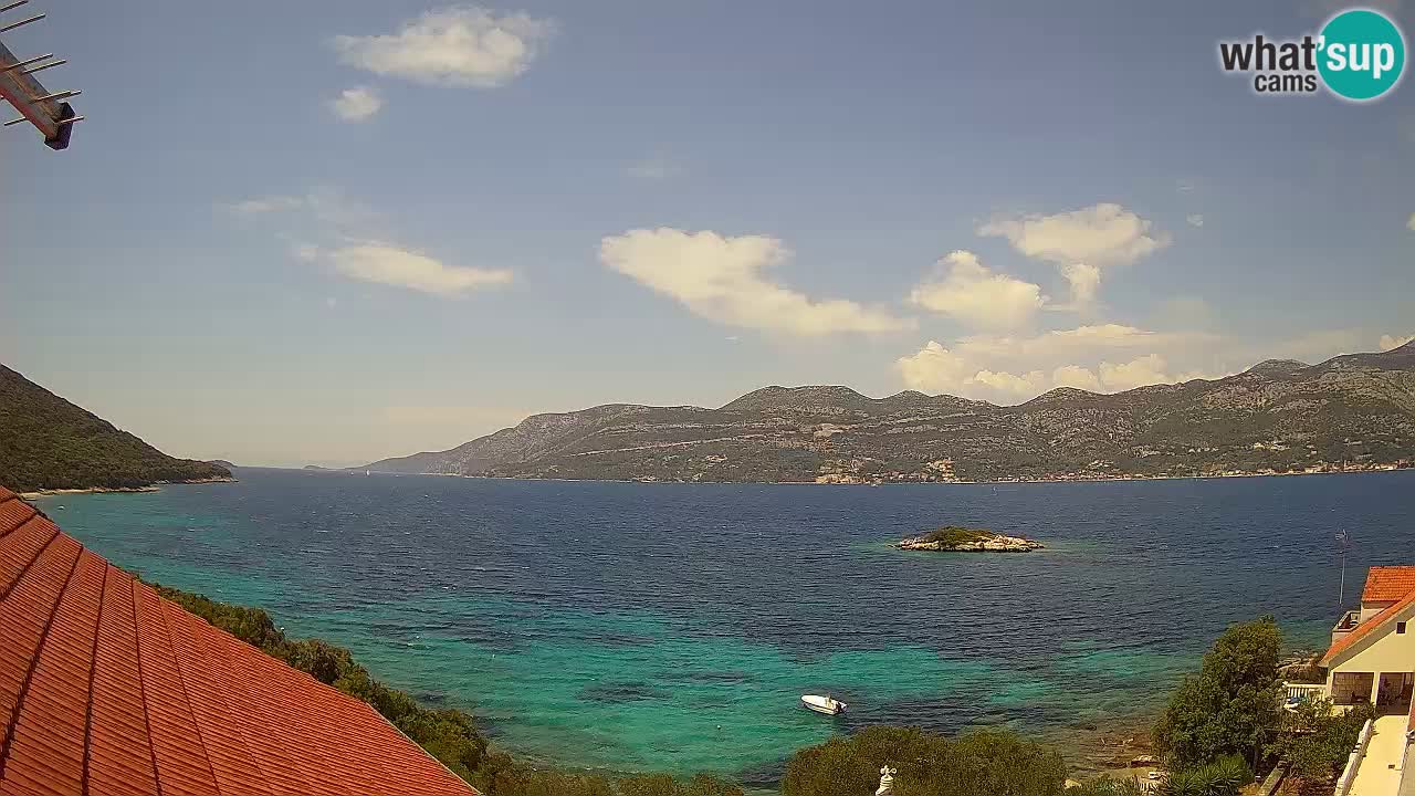 Korčula webcam en direct – Tri Žala Pelješac
