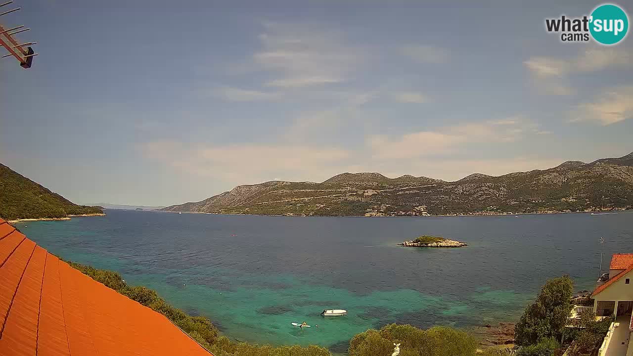 Live Korčula webcam – Tri Žala