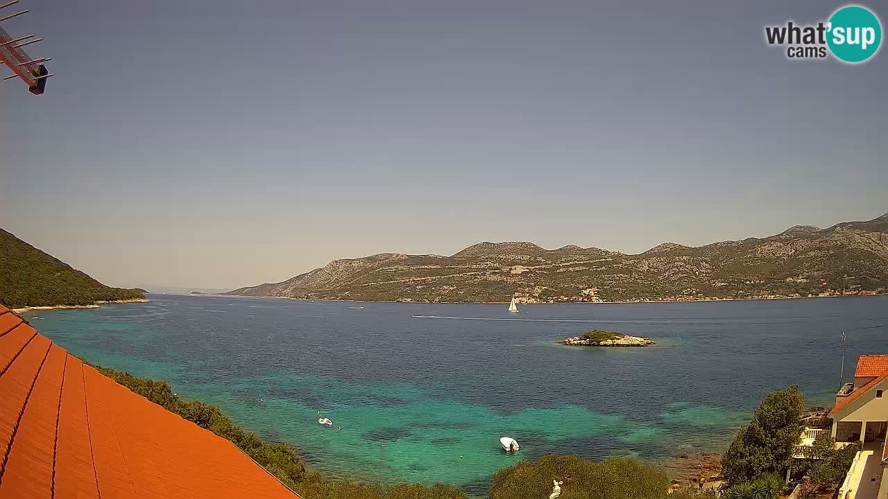 Korčula webcam en direct – Tri Žala Pelješac