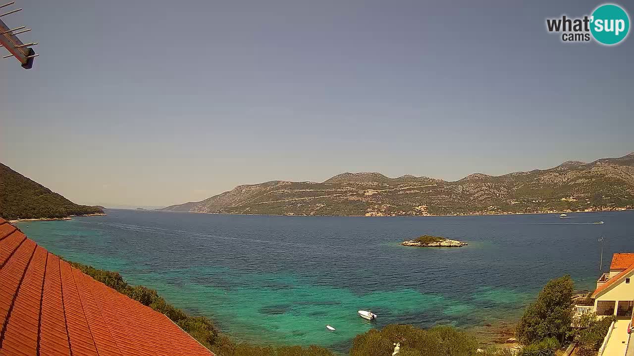 Live Korčula webcam – Tri Žala