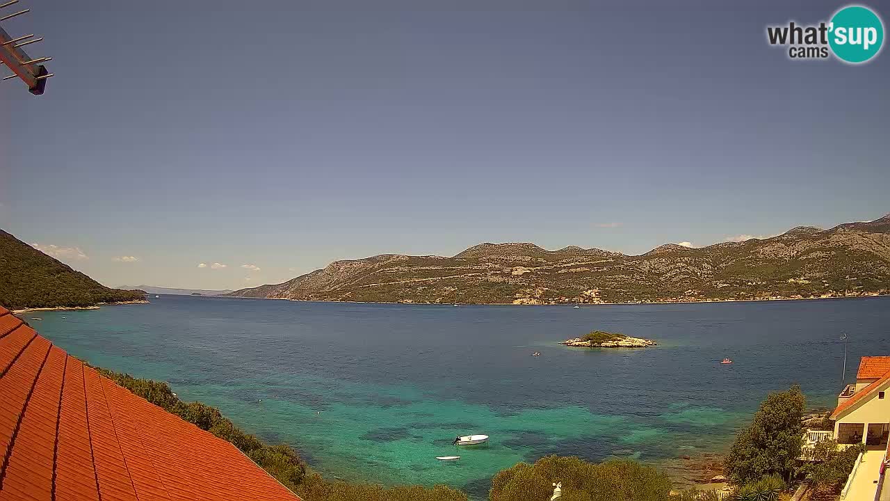 Live Korčula webcam – Tri Žala