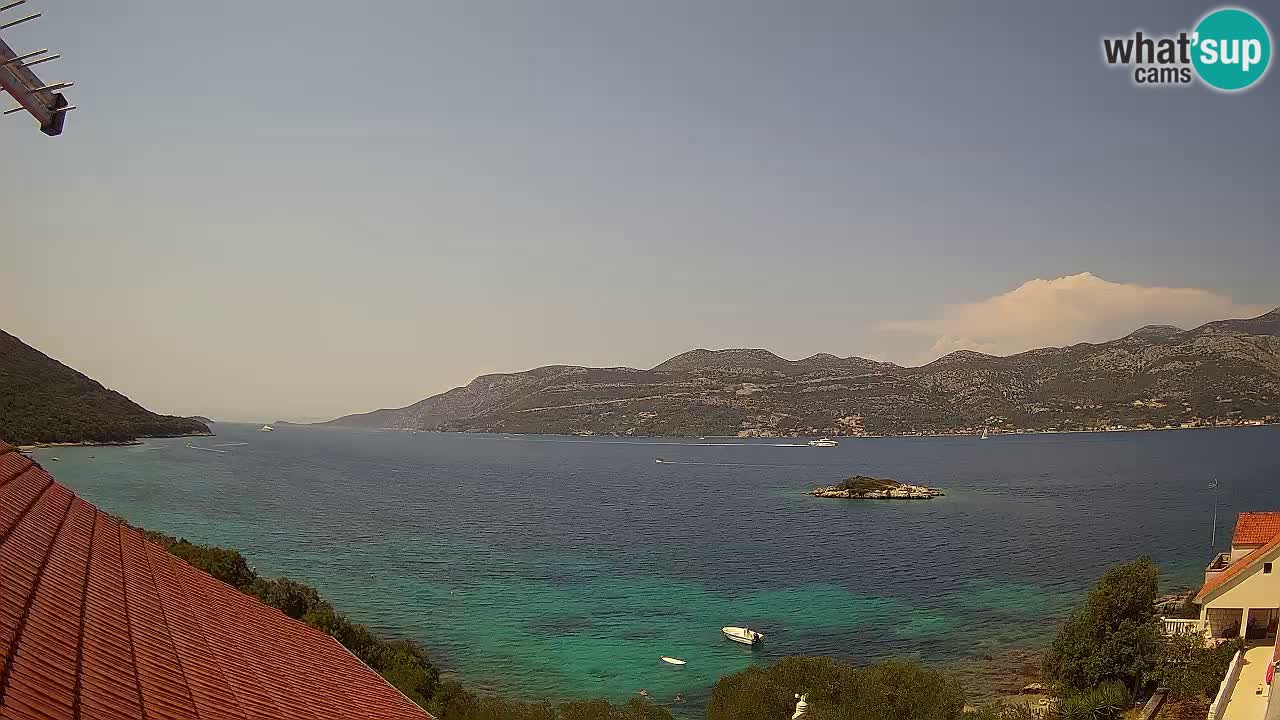 Live Korčula webcam – Tri Žala