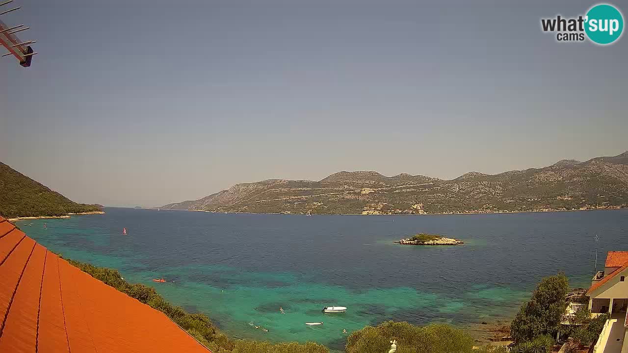 Live Korčula webcam – Tri Žala