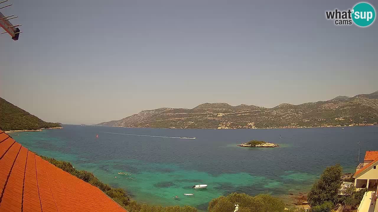 Live Korčula webcam – Tri Žala