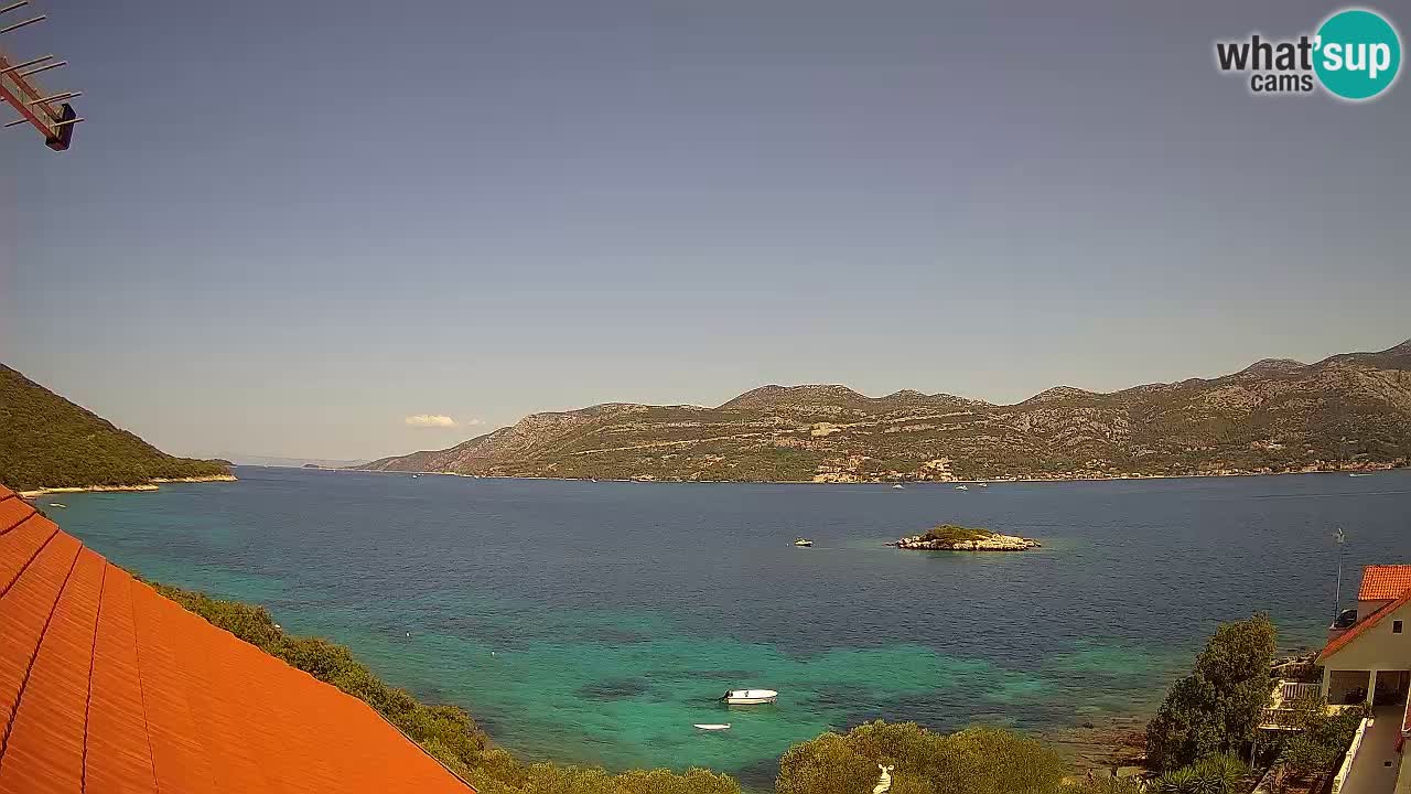 Live Korčula webcam – Tri Žala