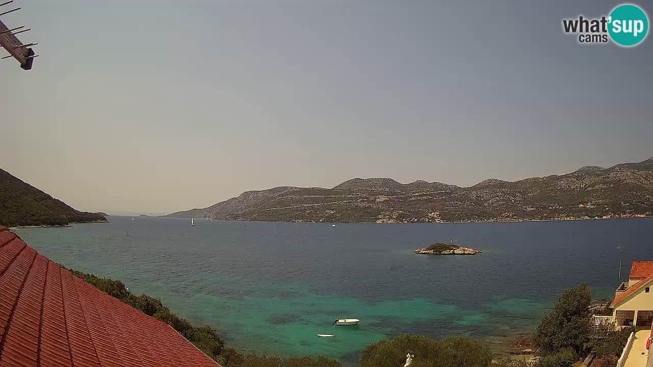 Live Korčula webcam – Tri Žala