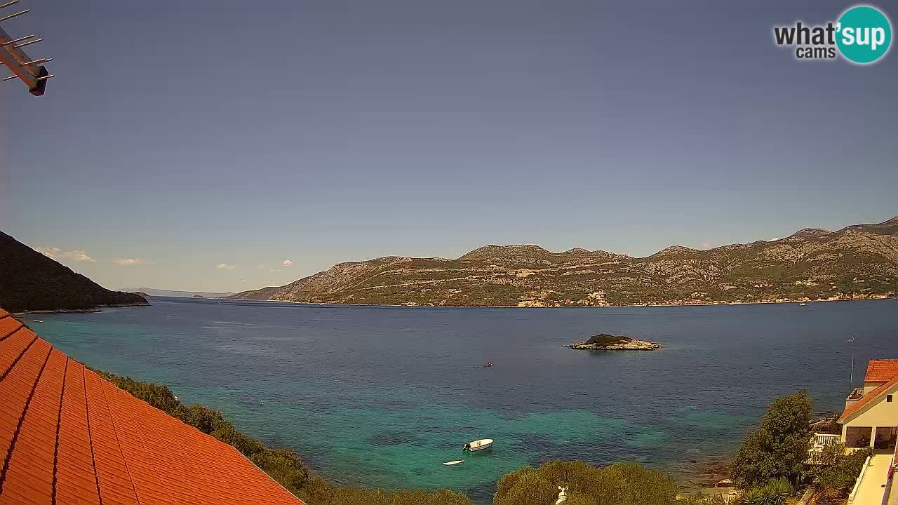 Live Korčula webcam – Tri Žala