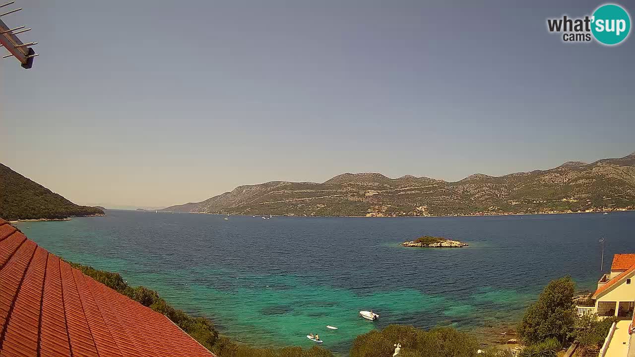 Live Korčula webcam – Tri Žala