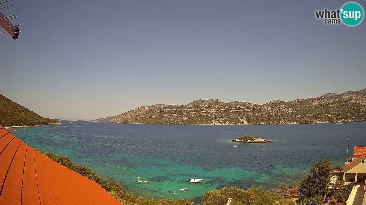 Korčula webcam en direct – Tri Žala Pelješac