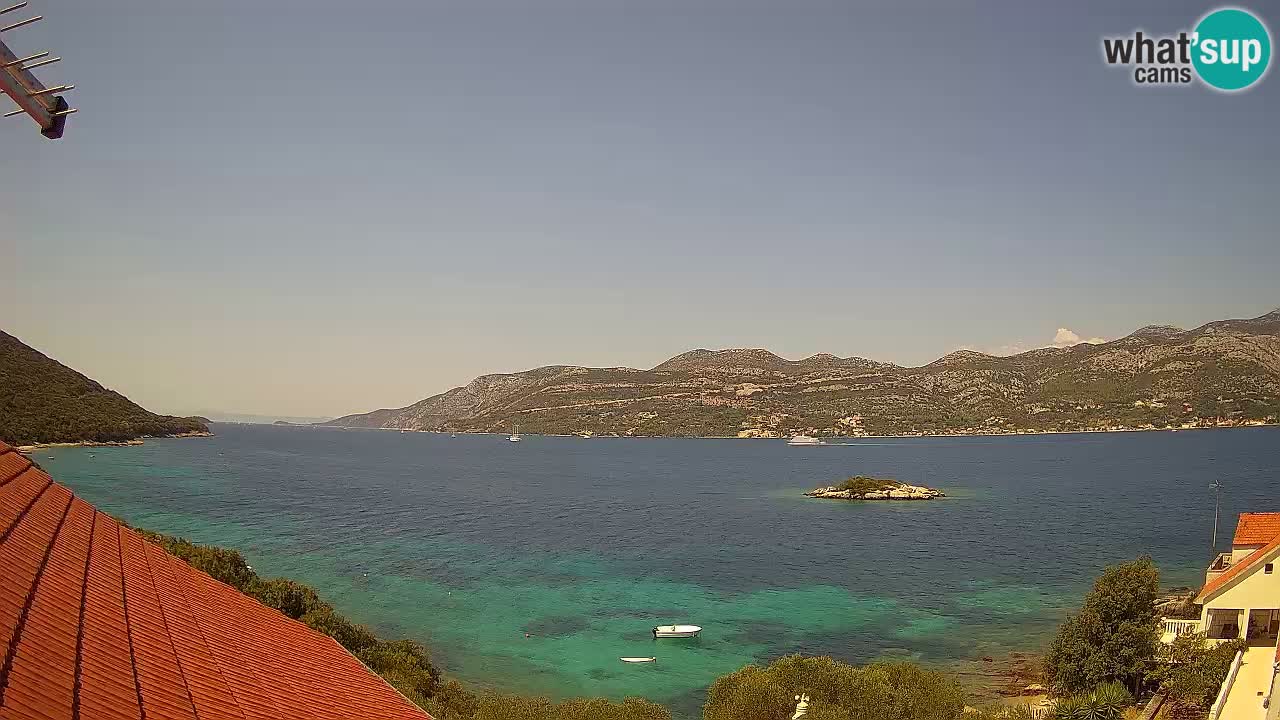 Korčula webcam en direct – Tri Žala Pelješac