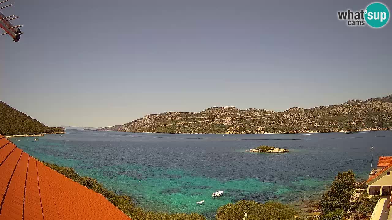 Live-Webcam Korčula Tri Žala – Pelješac