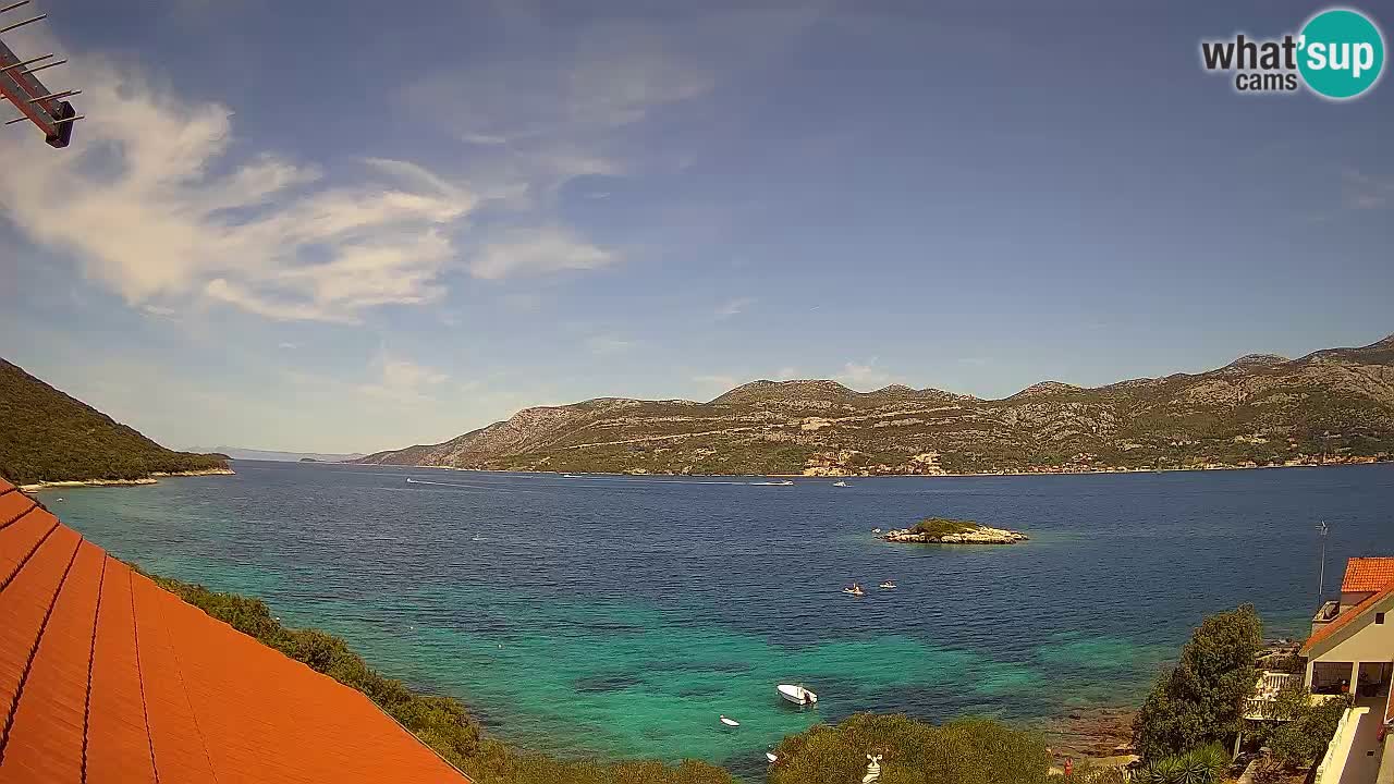 Korčula webcam en direct – Tri Žala Pelješac