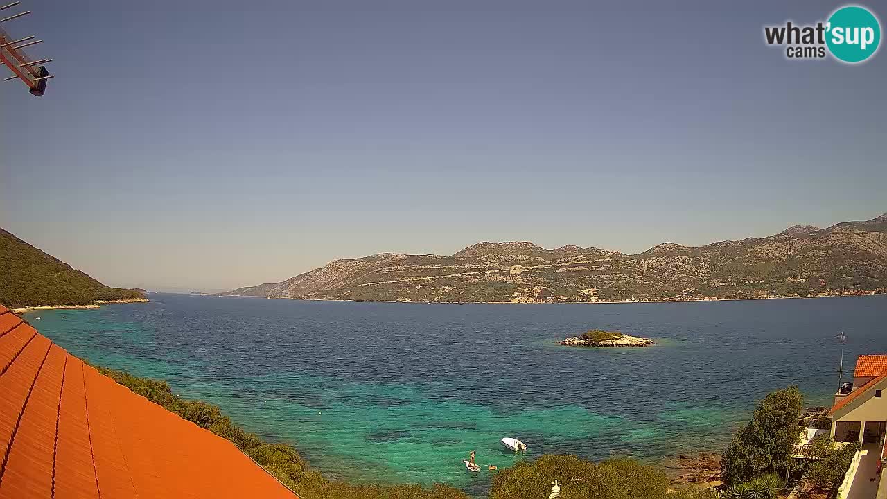 Live Korčula webcam – Tri Žala