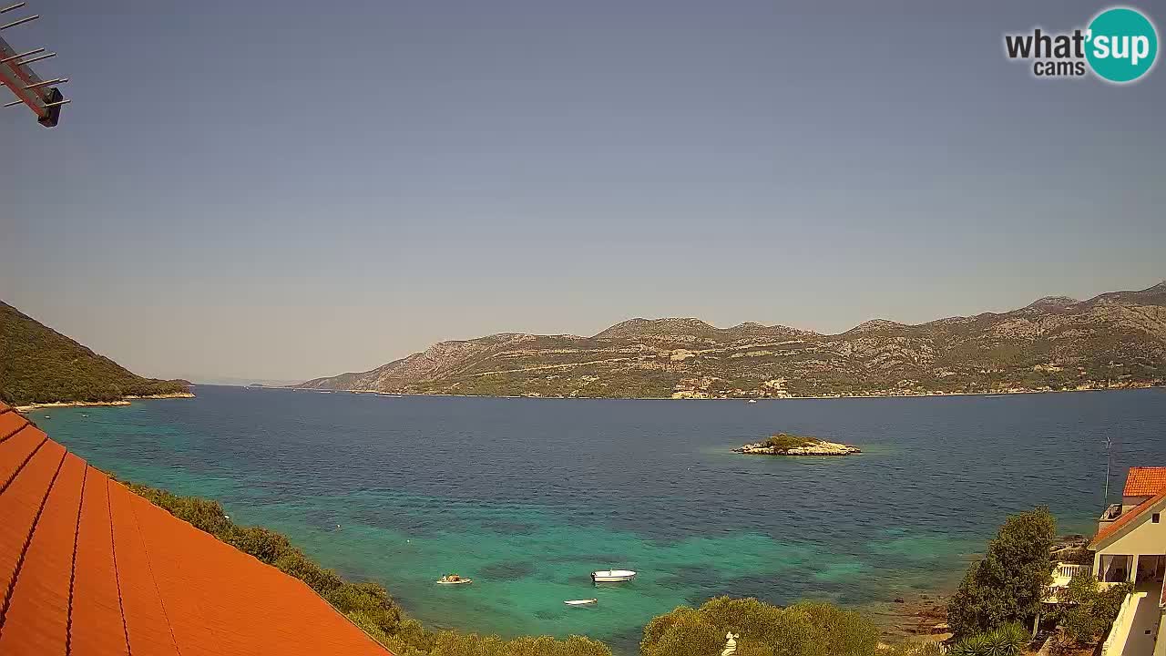 Live-Webcam Korčula Tri Žala – Pelješac