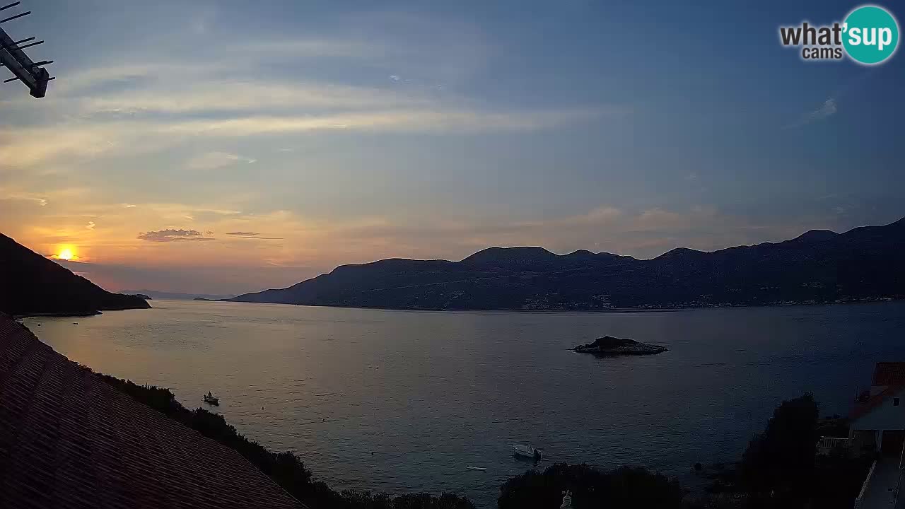 Korčula webcam en direct – Tri Žala Pelješac