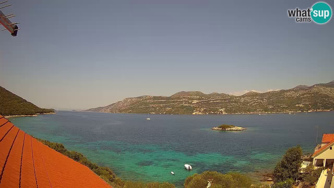 Live-Webcam Korčula Tri Žala – Pelješac