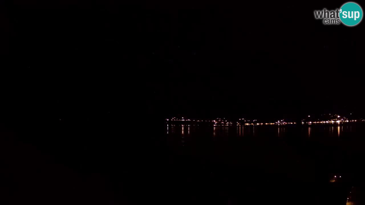 Korčula live webcam – Tri Žala panorama verso Pelješac